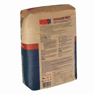 Пескобетон BROZEX М 300, 30 кг (1/40) (фото)