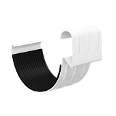 Соединитель желоба D150 ПЛД-02-9010 Чистый белый-0.6 (фото)