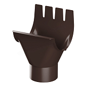 Воронка выпускная D125/100 ПЛД-02-8017-0,6 коричн (фото)