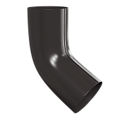 Колено трубы D100 ПЛД-02-RR32 коричн (фото)