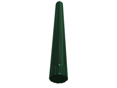 Труба соединительная D100*1000 престиж (RAL 6005) (фото)