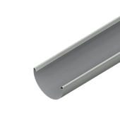 Желоб водосточный D185x3000 (ПЭ-01-9003-0,5) (фото)