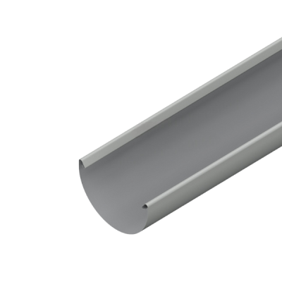 Желоб водосточный D185x3000 (ПЭ-01-9003-0,5) (фото)