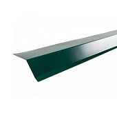 Планка карнизная полиэстер RAL 6005 зеленая, шт. (75*50*5 мм), Длина 2 м. (фото)