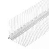 Профиль-капельник ПВХ универсальный с армирующей сеткой 12,5х12 (2,5м) ПС, шт (фото)