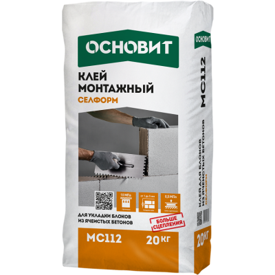 Клей для блоков Основит Селформ МС112 (20кг) (фото)